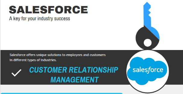 Infographic | Salesforce – A Key For Your Industry Solutions